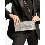 Jimmy Choo Sweetie glitter acrylic clutch, imported from the UK