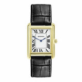 Sekonda Clement watch white dial black leather strap (British brand)