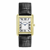 Sekonda Clement watch white dial black leather strap (British brand)