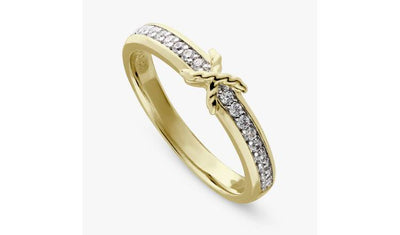 Argos Revere Gold Plated Sterling Silver Twist Cross Ring - Small- Buy online at McGrocer