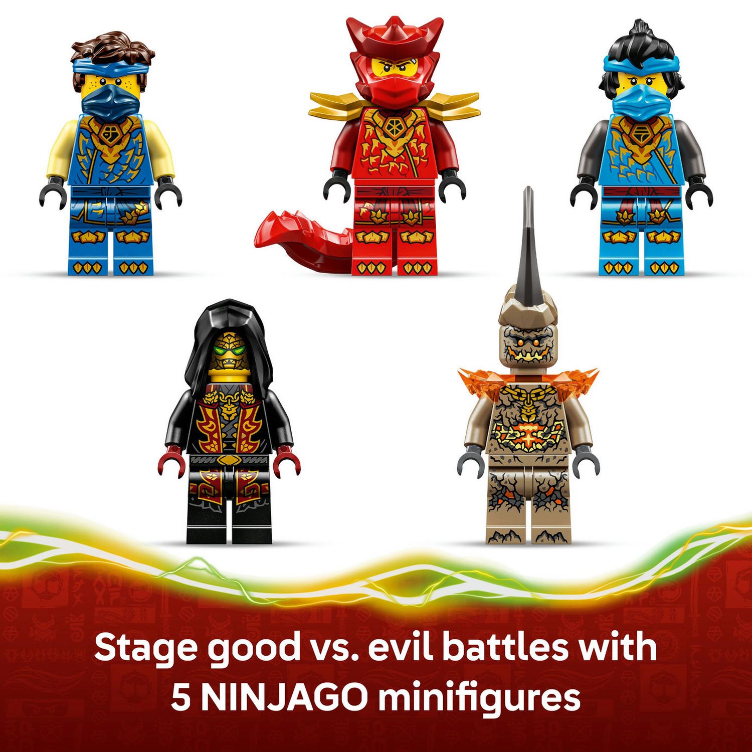 LEGO NINJAGO Jay's Transforming Car 387 pieces (British brand)