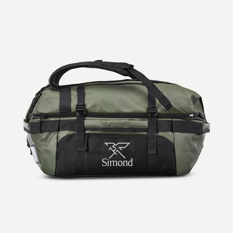 Decathlon duffel bag green 40-60L, imported from the UK