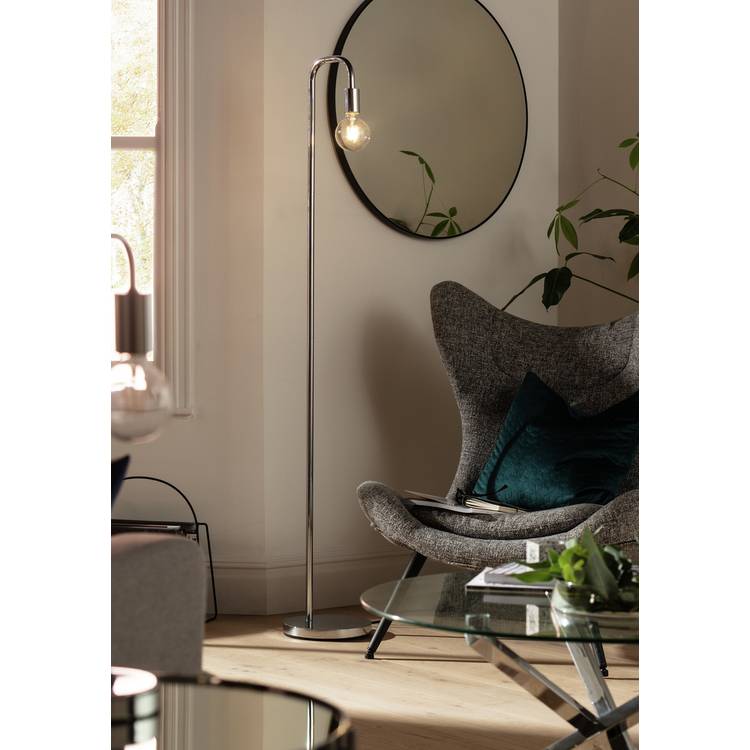 Argos Home Rayner chrome floor lamp - British product