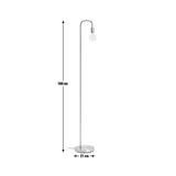 Argos Home Rayner chrome floor lamp - British product