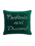 Ted Baker green cocktails and dreams cushion 30x50cm, UK version