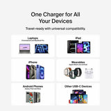 Belkin 100W dual USB-C and A wall charger, imported from the UK