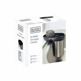 Black+Decker In-Sink Storage Caddy stainless steel - British product