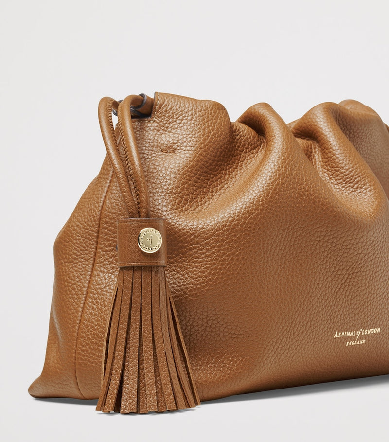 Aspinal of London cross-body pouch Soho East West large, imported from the UK