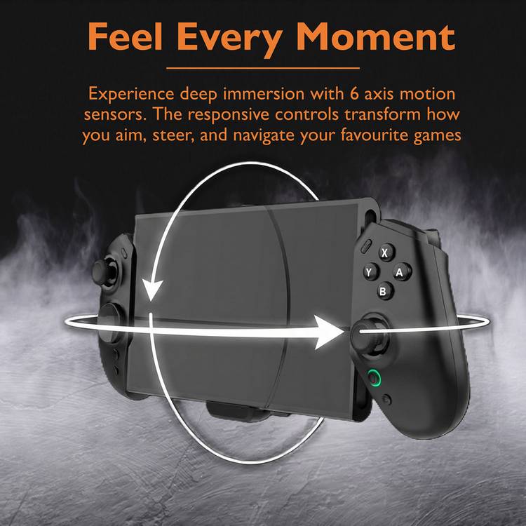 Deltaco GAM-196 ergonomic game controller for Nintendo Switch 2, imported from the UK