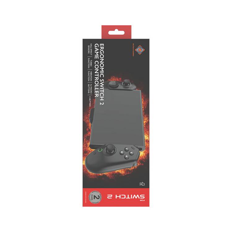 Deltaco GAM-196 ergonomic game controller for Nintendo Switch 2, imported from the UK