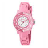 Tikkers kids watch pink silicone 30mm, imported from the UK