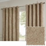 Paoletti velvet curtain Champagne 117x137cm - British product