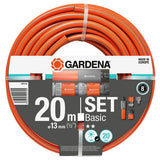 GARDENA basic hose set 13mm 20m, imported from the UK