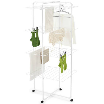 Argos Brabantia 30m Hang On Tower Clothes Airer White- Buy online at McGrocer