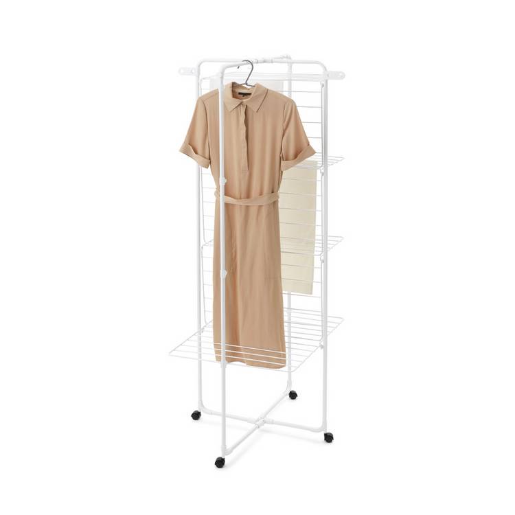 Brabantia tower clothes airer white 30m, imported from the UK