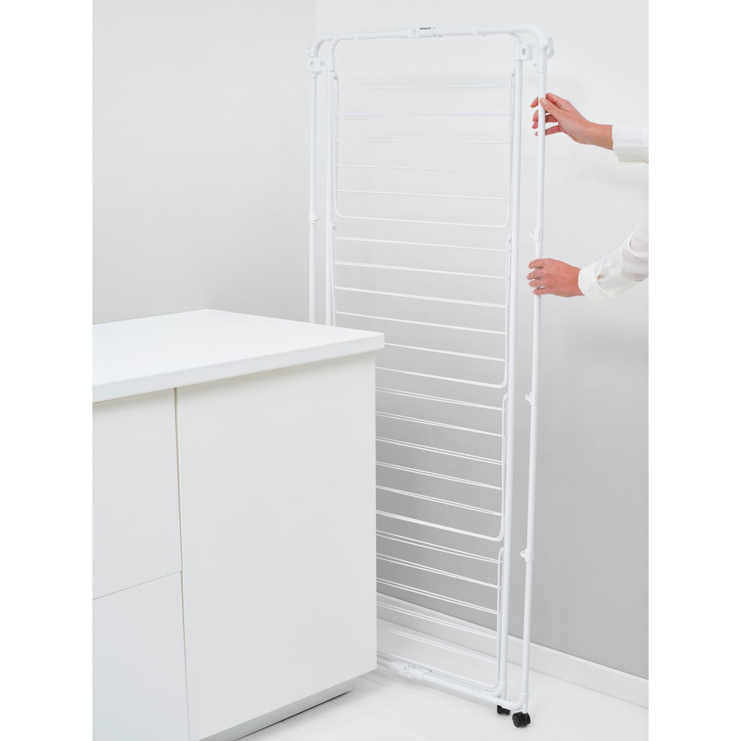 Brabantia tower clothes airer white 30m, imported from the UK