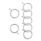Argos Home 20 metal curtain rings matte nickel (British brand)