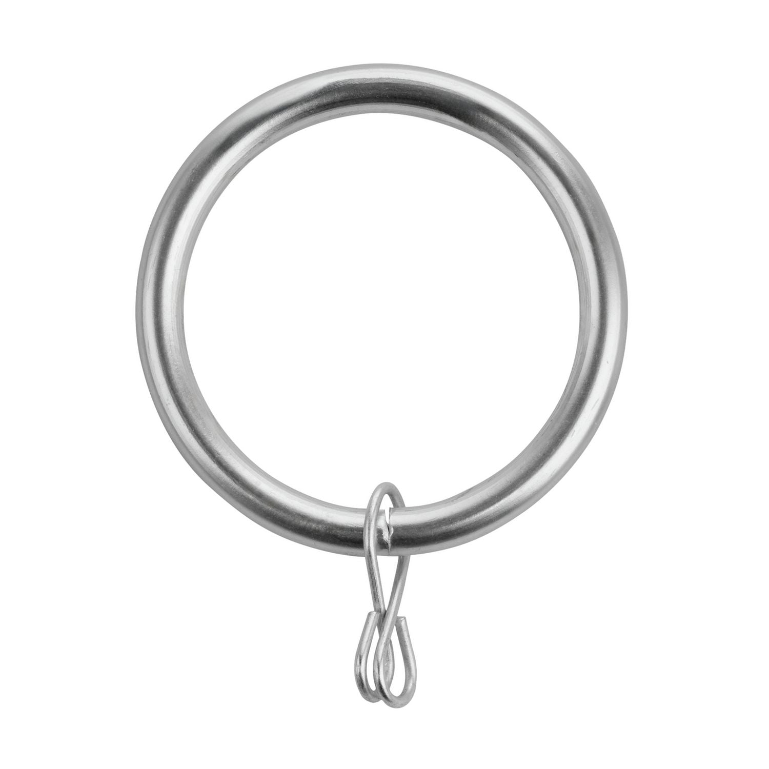 Argos Home 20 metal curtain rings matte nickel (British brand)