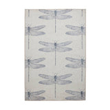 Harlequin Demoiselle indigo blue flatweave rug 120x170cm, imported from the UK