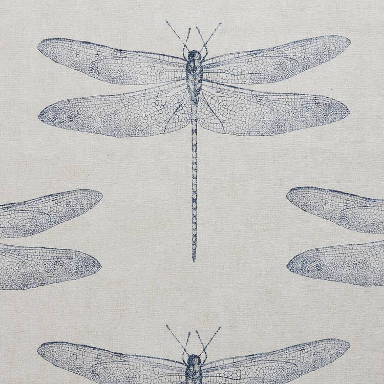 Harlequin Demoiselle indigo blue flatweave rug 120x170cm, imported from the UK