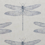 Harlequin Demoiselle indigo blue flatweave rug 120x170cm, imported from the UK