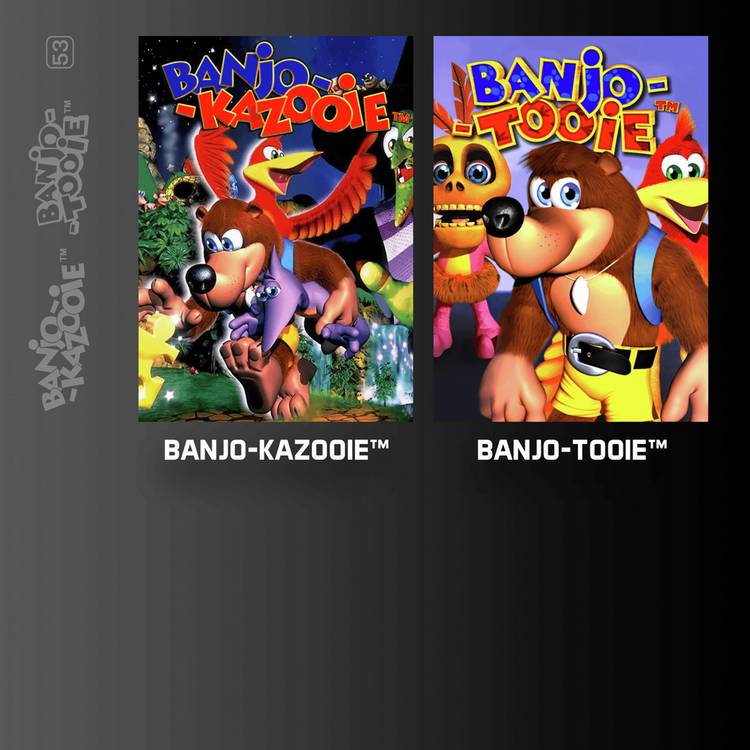 Evercade retro gaming console Banjo-Kazooie double pack handheld, imported from the UK