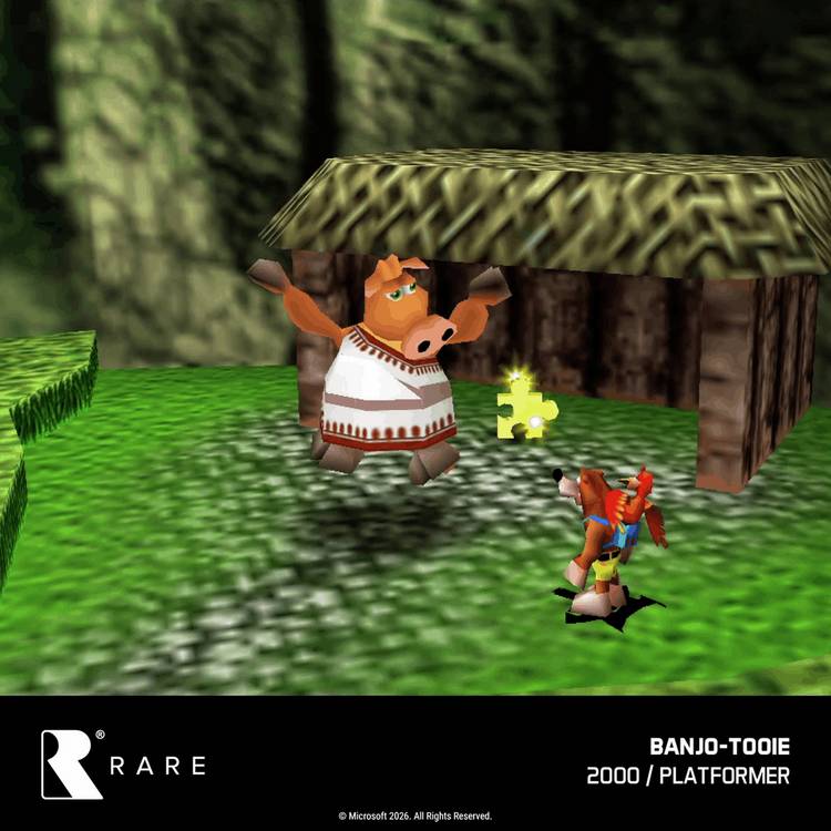 Evercade retro gaming console Banjo-Kazooie double pack handheld, imported from the UK