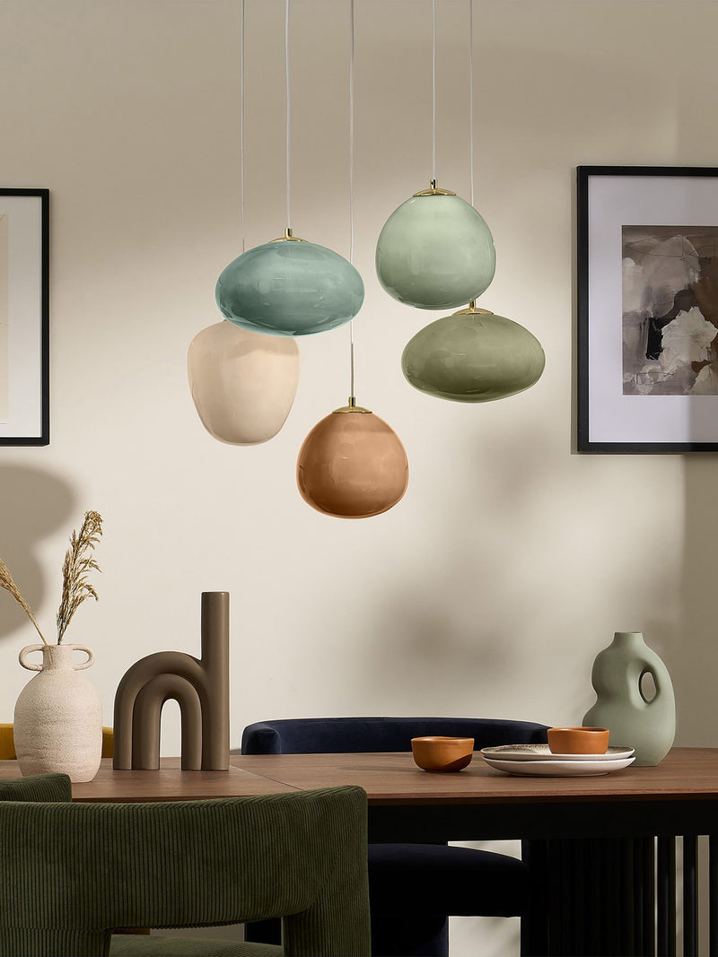 MADE.COM Adrianne 5-light cluster pendant ceiling light - British product