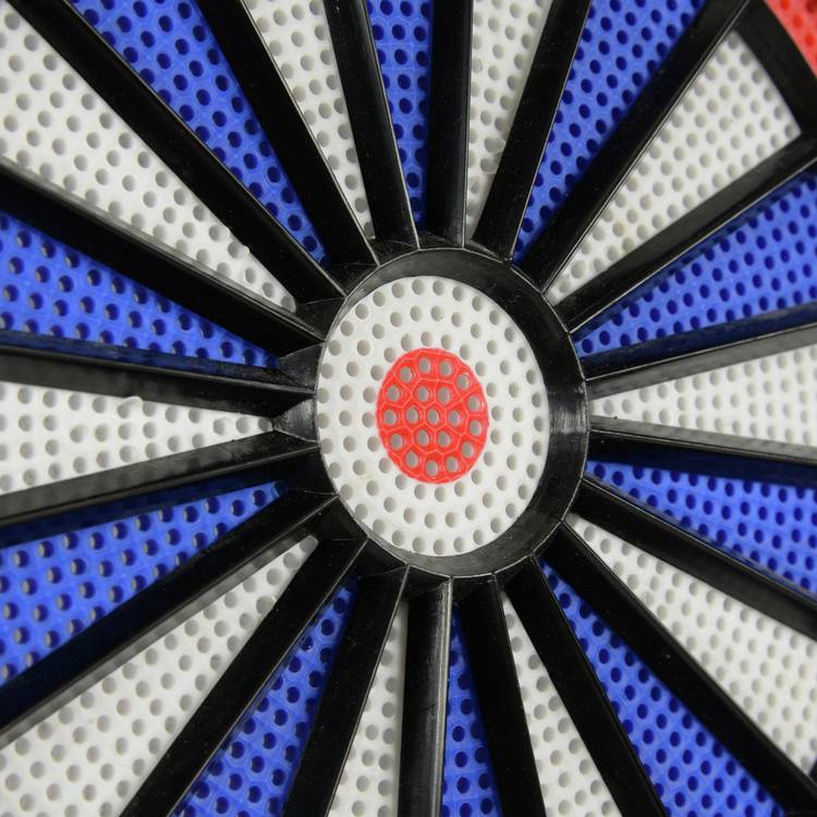 Hedstrom safety dart board with plastic darts, UK version