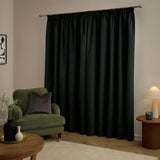 Furn Ultimate Velvet blackout curtains black 117x137cm - British product