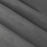 Furn velvet blackout pencil pleat curtains charcoal 117x137cm, UK version