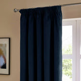 Furn velvet blackout curtains Blue 117x137cm (British brand)