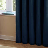 Furn velvet blackout curtains Blue 117x137cm (British brand)