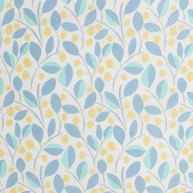 Argos Home Scandi Floral sky blue yellow bedding set single (British brand)