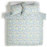 Argos Home Scandi Floral sky blue yellow bedding set single (British brand)