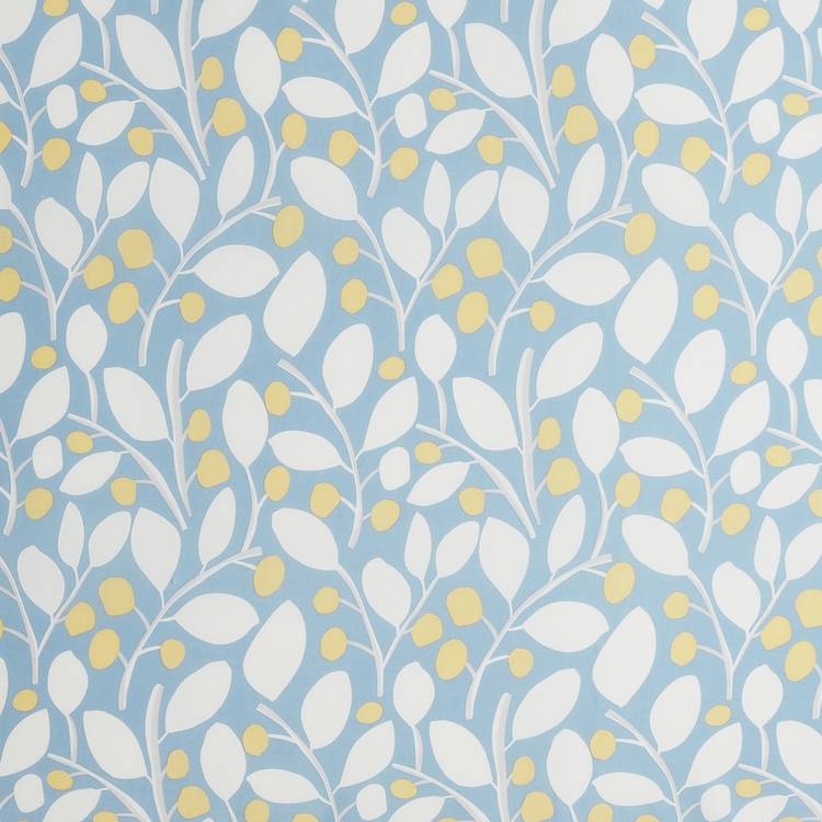 Argos Home Scandi Floral sky blue yellow bedding set single (British brand)