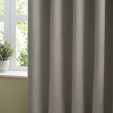 Furn velvet blackout curtains silver 117x137cm, imported from the UK