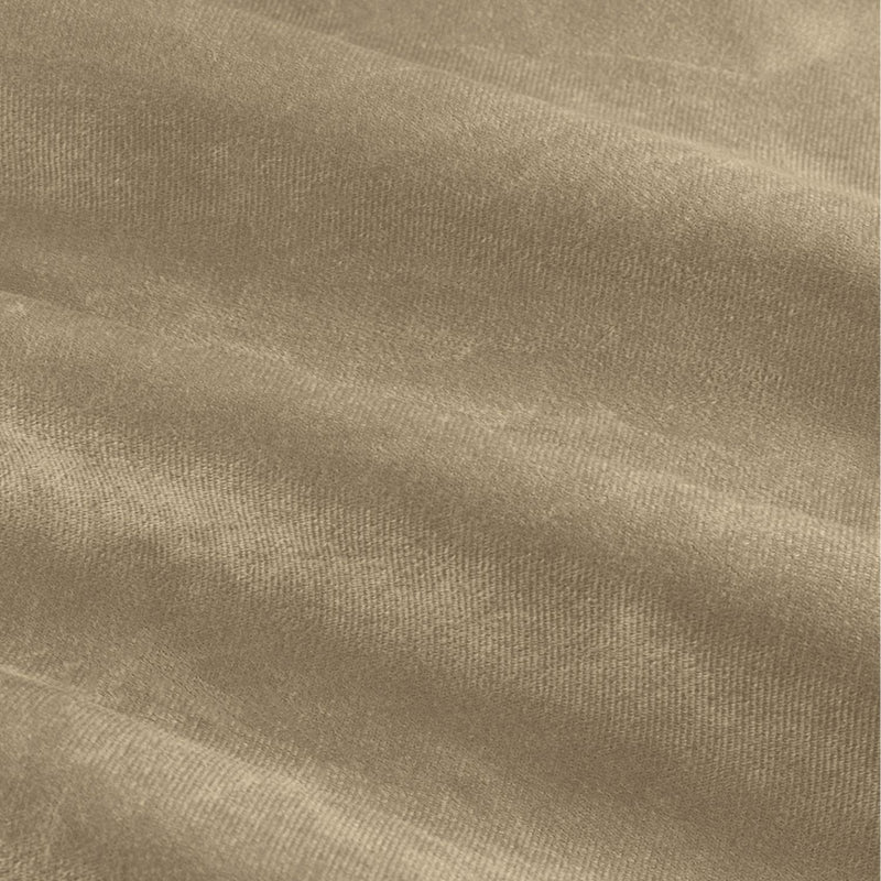 Furn Ultimate Velvet Blackout Pencil Pleat Curtains - Mocha - 117x183cm