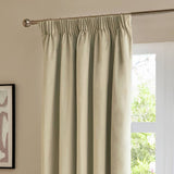 Furn velvet blackout curtains Natural 117x183cm - British product