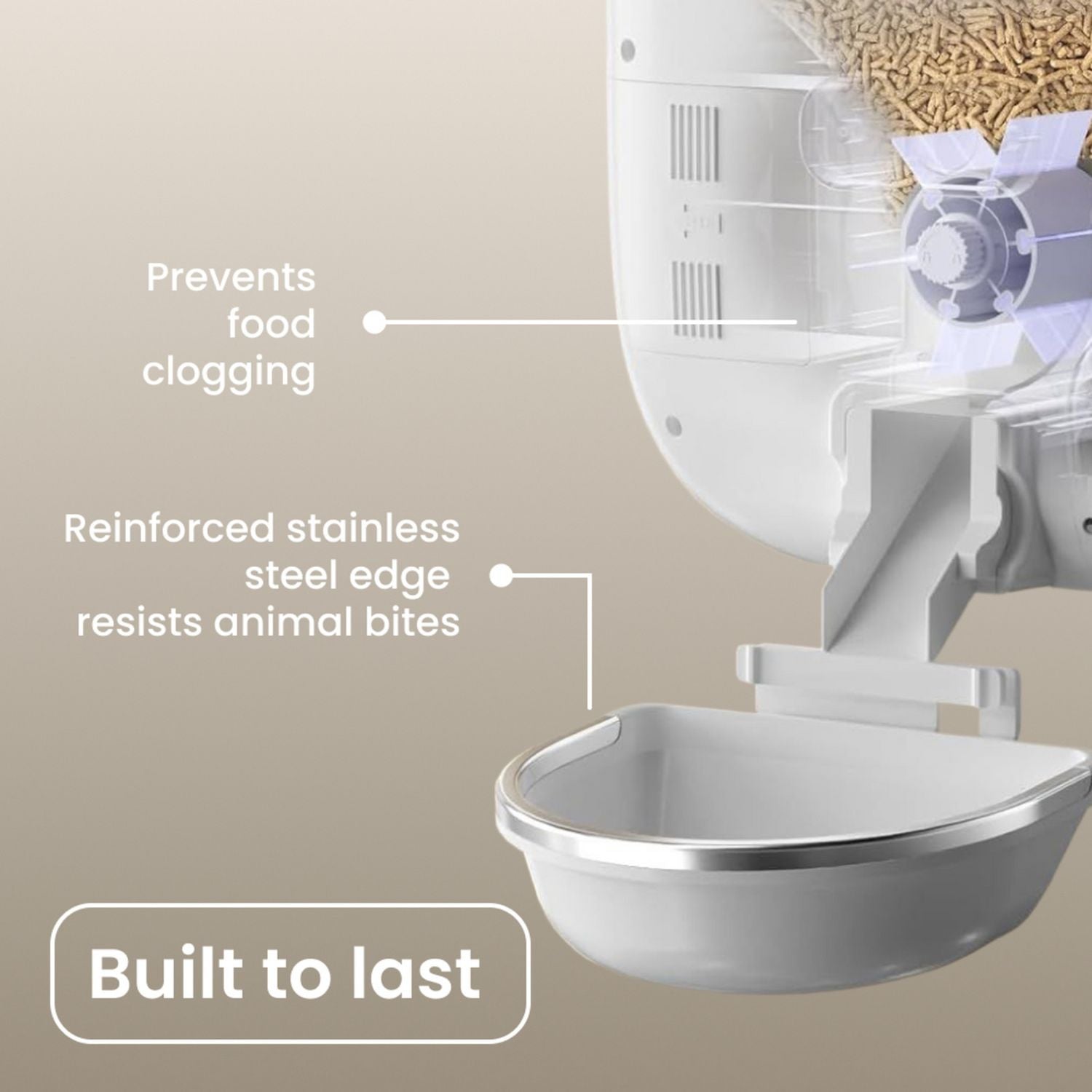 Noerden Hoppy small pet camera feeder 1.8L - British product