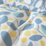Argos Home Scandi Floral Sky Blue &Yellow Bedding Set-Double
