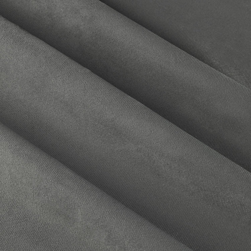 Furn Ultimate Velvet Blackout Pencil Pleat Curtains - Charcoal - 168x183cm