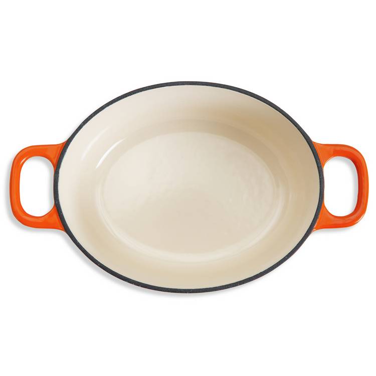 Habitat orange cast iron casserole dish 2.4L (British brand)