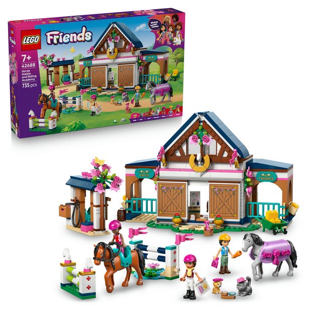 LEGO Friends Horse Stable and Riding Academy toy 735 pieces - British product