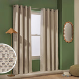 Habitat blackout jacquard eyelet curtains grey 117x137cm, UK version