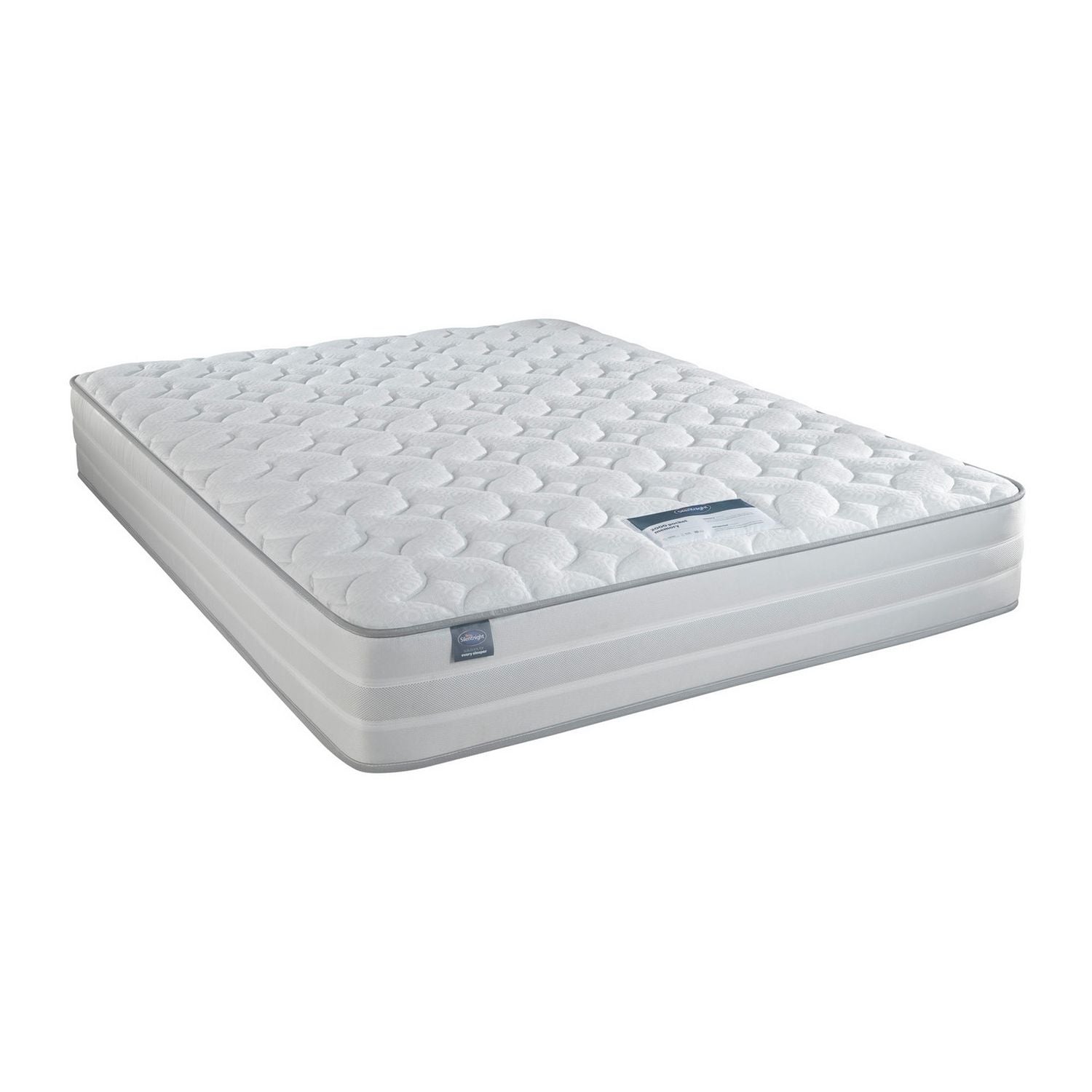 Silentnight Knightly 2000 Pkt Superking Memory 2 Drawer Divan Bed - Charcoal