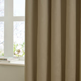 Furn Ultimate Velvet Blackout Pencil Pleat Curtains - Mocha - 229x137cm