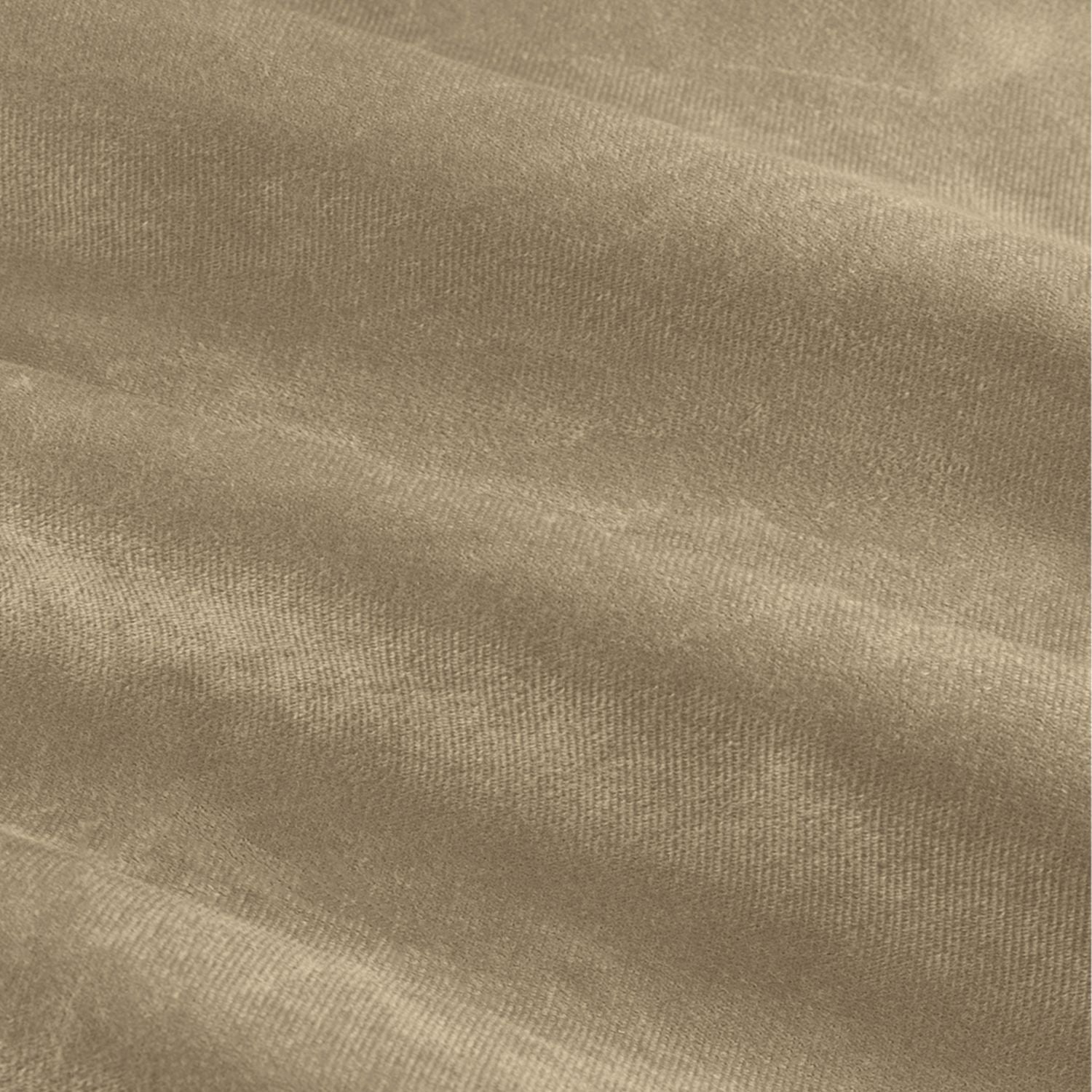 Furn Ultimate Velvet Blackout Pencil Pleat Curtains - Mocha - 229x137cm