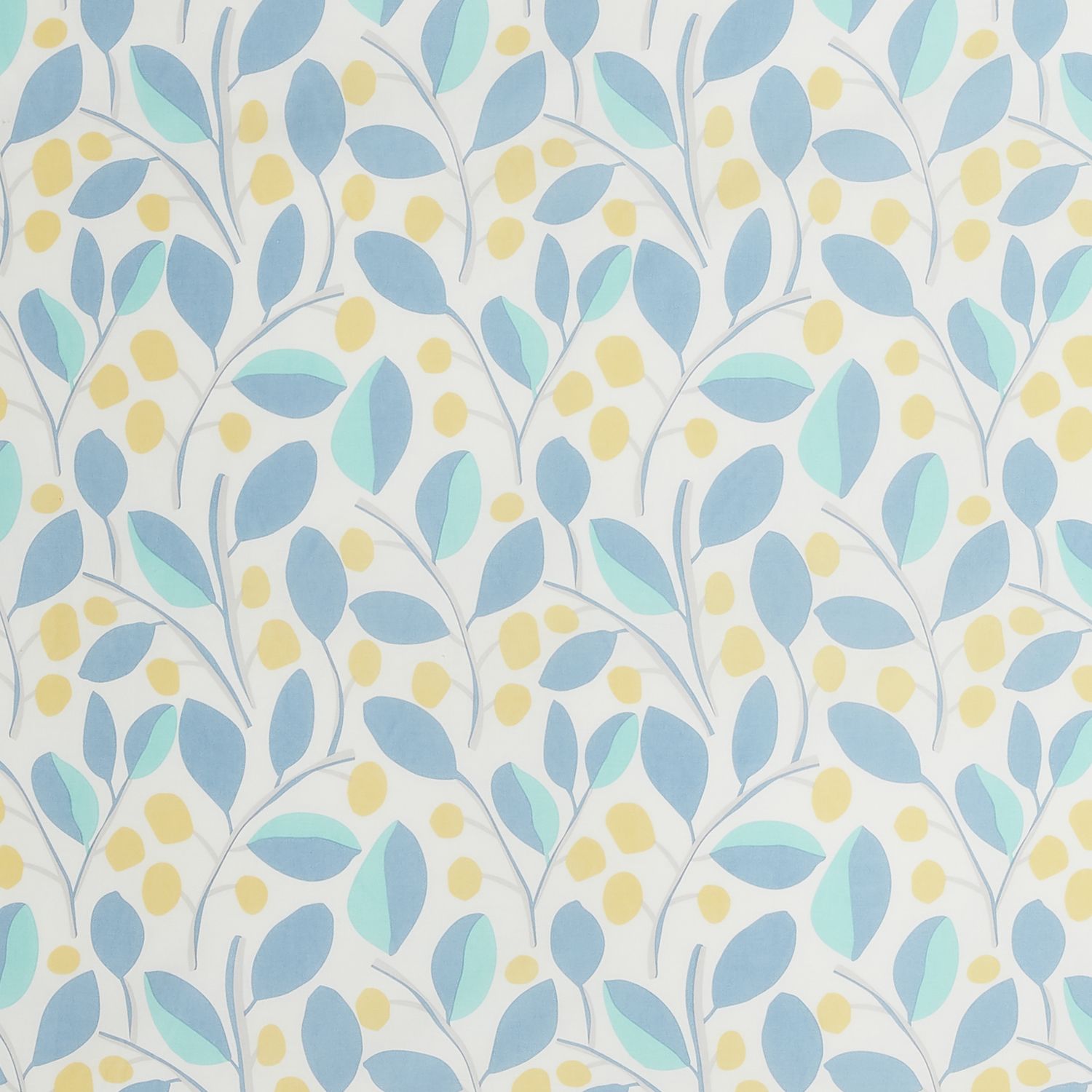 Argos Home Scandi Floral Sky Blue & Yellow Bedding Set-King