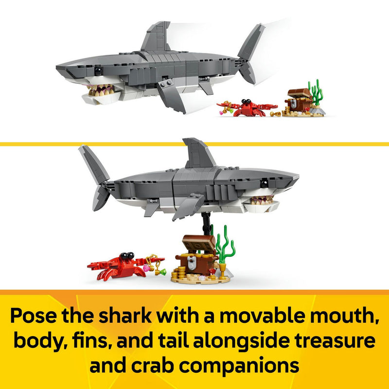 LEGO Creator 3in1 Fierce Shark set 379 pieces, UK version
